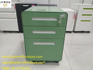 China Verde de acero H23.62 ' XW15.74 ' XD19.68” del gabinete del fichero móvil resistente del pedestal del cajón proveedor