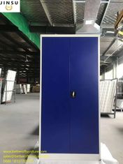 China Color azul de acero del gabinete de fichero del armario de la puerta de acero del oscilación H1850XW900XD400mm proveedor