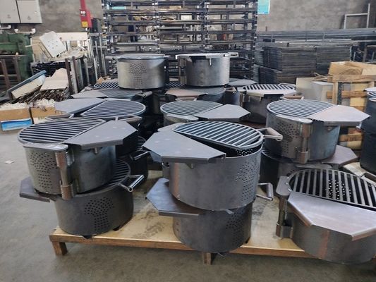 Grill de barbacoa de estilo bañera giratoria para equipos de chimenea al aire libre proveedor