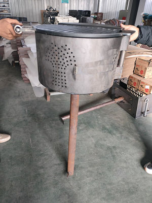 Grill de barbacoa de estilo bañera giratoria para equipos de chimenea al aire libre proveedor