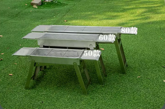 pequeño paquete Grill de acero inoxidable Grill plegable Diseño portátil proveedor