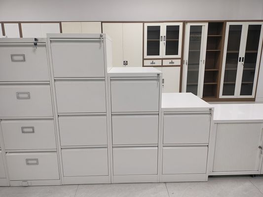 Latereral Filing Cabinet Steel Material With 4/3/2 Drawers White Color proveedor