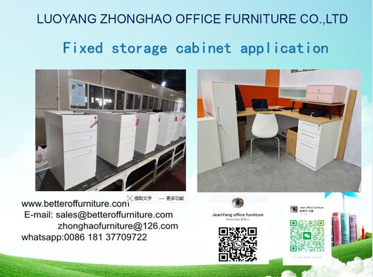 Cuarto de almacenamiento de acero con 2 cajones y 1 caja fija debajo de la parte superior de madera proveedor