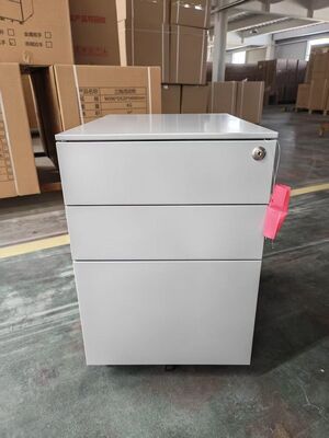 2 cajones 1 caja mobiliario gabinete de metal de pedestal para el espacio de almacenamiento proveedor