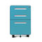 Color azul de acero H23.62 ' XW15.74 ' Xd19.68” del gabinete de almacenamiento del fichero móvil del pedestal de BOX/BOX/FILE proveedor